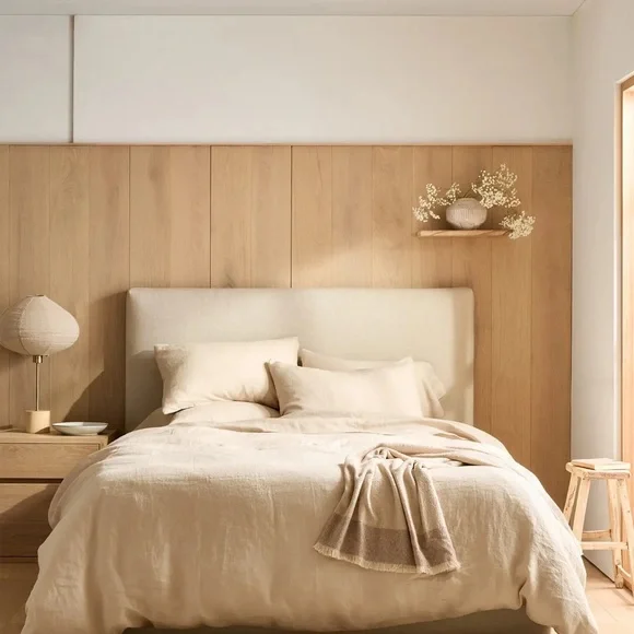 Elegant Cream Bedding Set - Picture 4 of 16